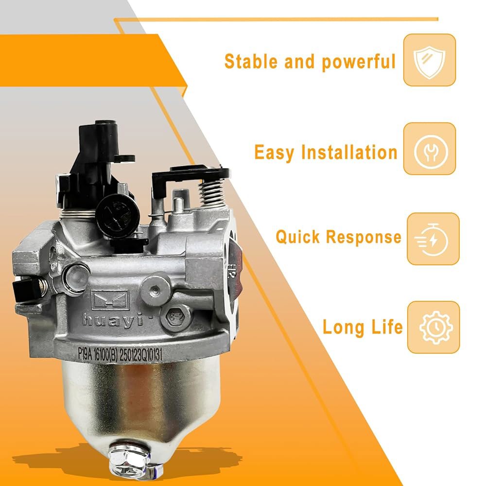 Chikia Huayi P19A 951-10310 기화기 MTD 잔디 163cc 12A-26MC755 Troy Bilt 1P70M0 1P70FUA 12AE46M3001 A-44MZ - 상세 이미지 3