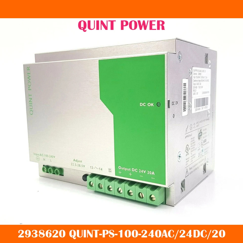 피닉스 스위칭 전원공급장치 2938620 QUINT-PS-100-240AC 24DC 20