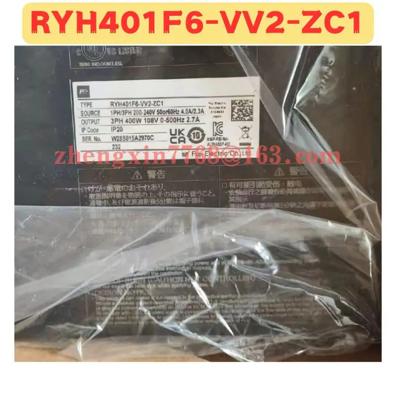 오리지널 RYH401F6-VV2-ZC1 서보 드라이브 RYH401F6 VV2 ZC1 신