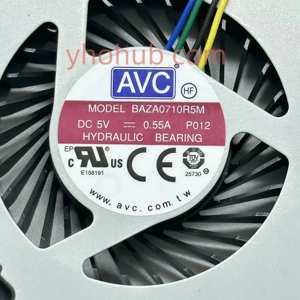 S5430-00 AIO 냉각팬 S5430 520C-24iil BAZA0710R5M DC 5V 0.65A 4 선 서버
