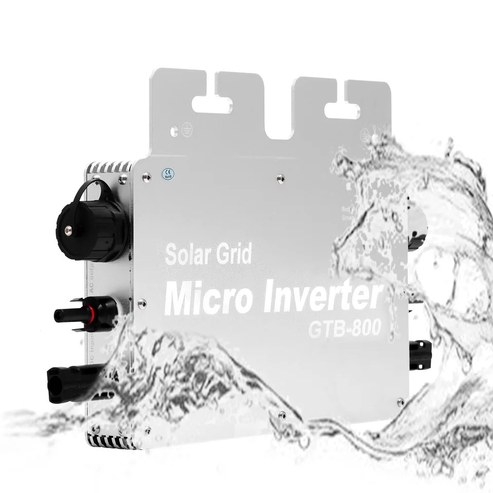 800W 그리드 연결 마이크로 인버터 딥 디자외관 성능 전압 앱 시스템 지원