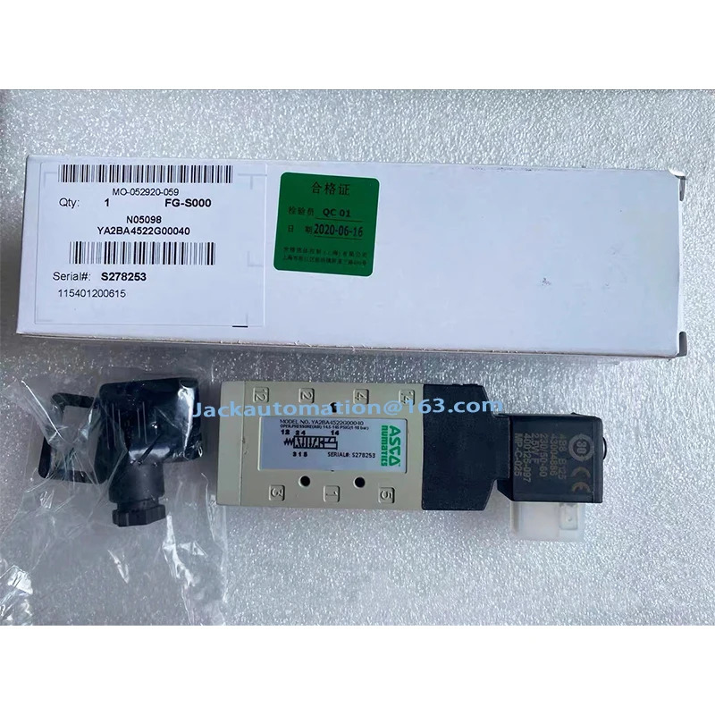 ASCO 오리지널 솔레노이드 밸브 YA2BB4524G00061 DC24V YA2BB4522G00040 AC220V
