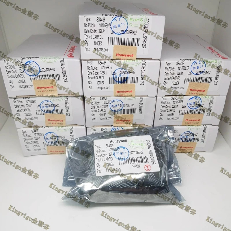 SS443F HONEYWELL 홀 효과 센서 20mA 단극 5V/9V/12V/15V/18V 3핀 43f