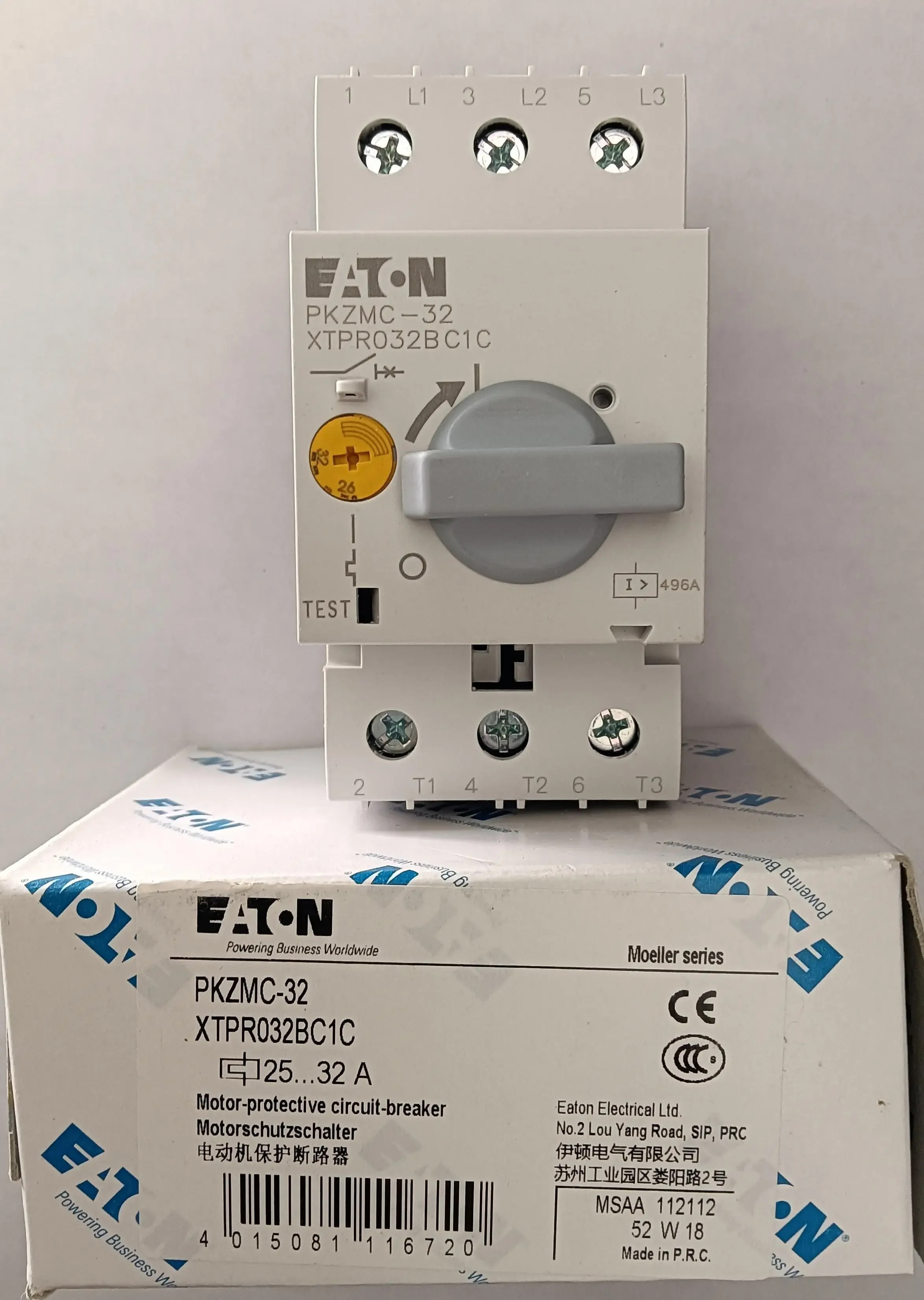 오리지널 Eaton Mueller PKZMC-32 Madam 보호 스위치