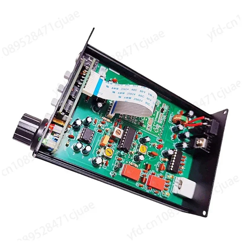 R60 FM 방송 항공 밴드 PLL 리시버 키트 88-108MHz AM 118-136MHz 이차 주파수 변환 라디오