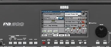 오리지널 LCD 스크린 Korg PA600 7 인치 신