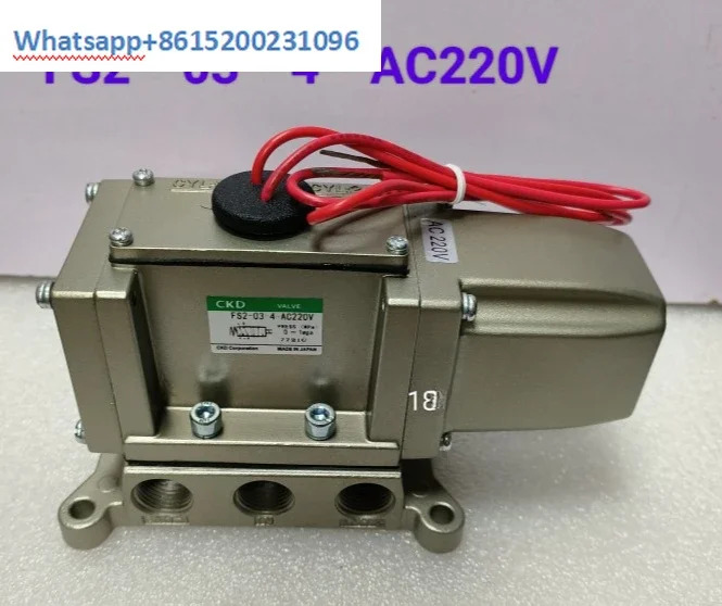 FS2-03-4-220V FS3-04-4-220V FS4-04-4 CKD 솔레노이드 밸브 220V 110V