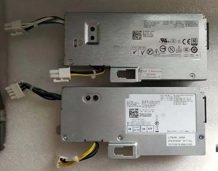 전원 Optiplex 7010 9010 9020 780 790 990 USFF 200W L200EU-01 F200EU-02