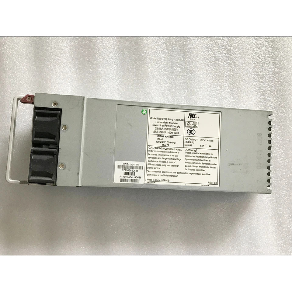 에이블컴 PWS-1K01-1R 서버 전원공급장치 1000W