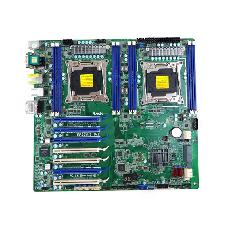 ASRock호환 EP2C612 WS 서버 워크스테이션 마더보드 듀얼 CPU 슬롯 LGA2011 R3 DDR4