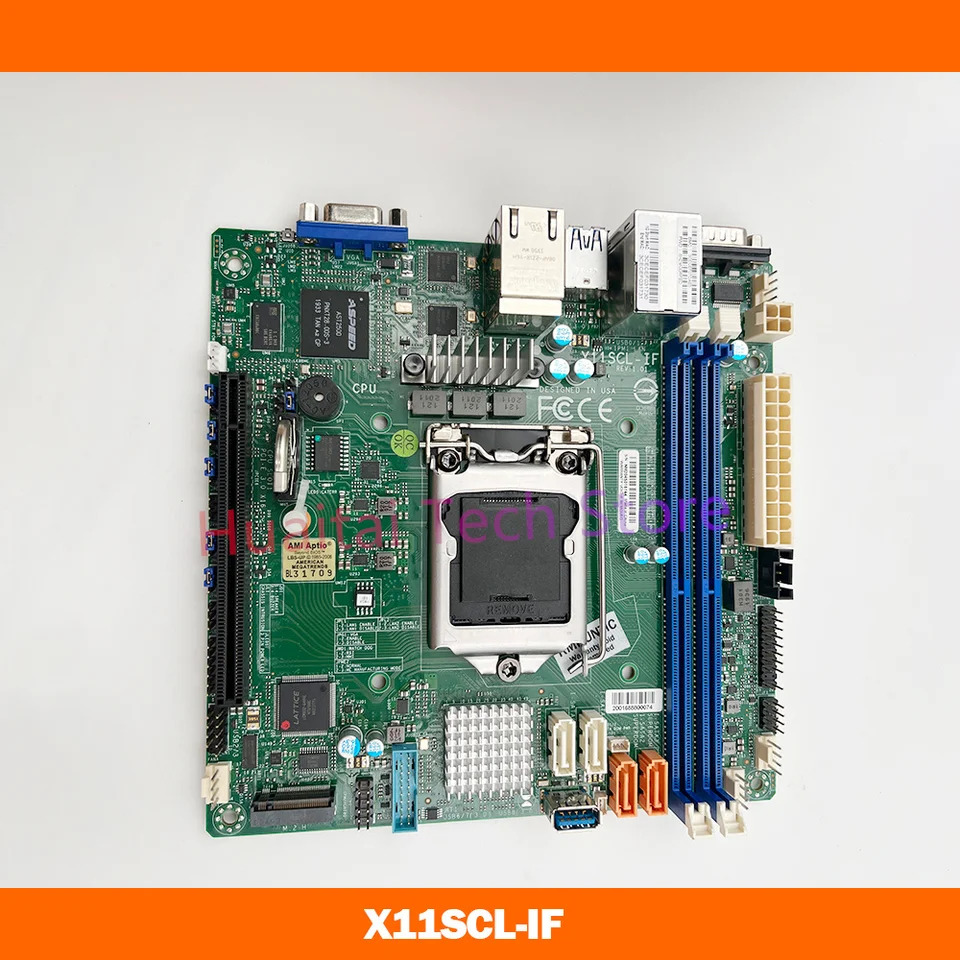 Supermicro X11SCL-IF 서버 Mini-ITX 마더보드 C242 LGA-1151 DDR4 지지대 8 세대 9 코어 i3 E-210