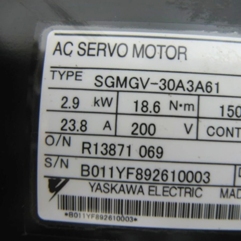 Yaskawa 서보모터 신형 SGM호환GV-30A3A61 신속