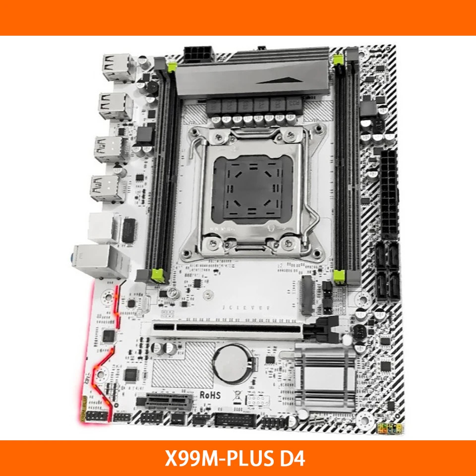 JINGYUE X99M-PLUS D4 PCI-E 3.0 마이크로 데스크탑 마더보드 X99 DDR3 128GB LGA 2011-V3