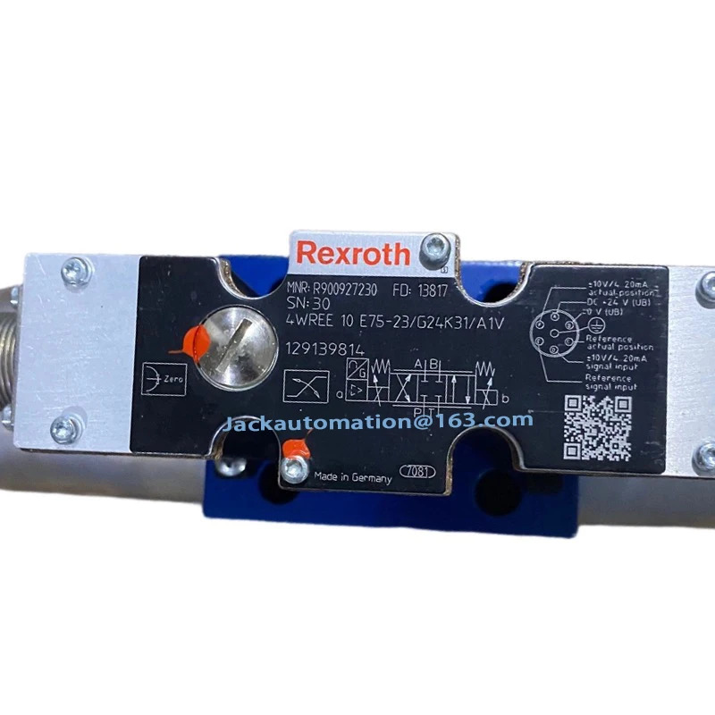 REXROTH 비례 방향 밸브 4WREE10E75-2X/G24K31/A1V 4WREE10E75-22/G24K31/A1V R900927230