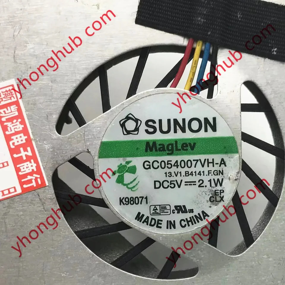 GC054007VH-A 4 선 서버 냉각팬 DFS400805L10T F956 DC 5V 2.1W