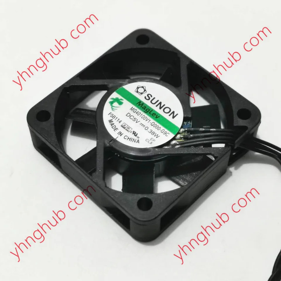 SUNON MG40100V1-Q000-G9C DC 5V 0.38W mm 4 선 서버 냉각팬