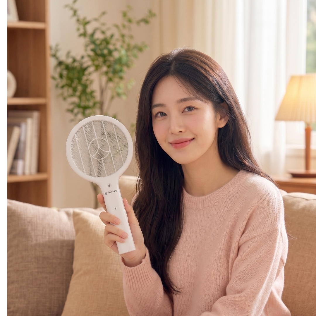 삼정 미니 전기 모기채 전자 파리채 초파리 전기채 휴대용 - 상세 이미지 3