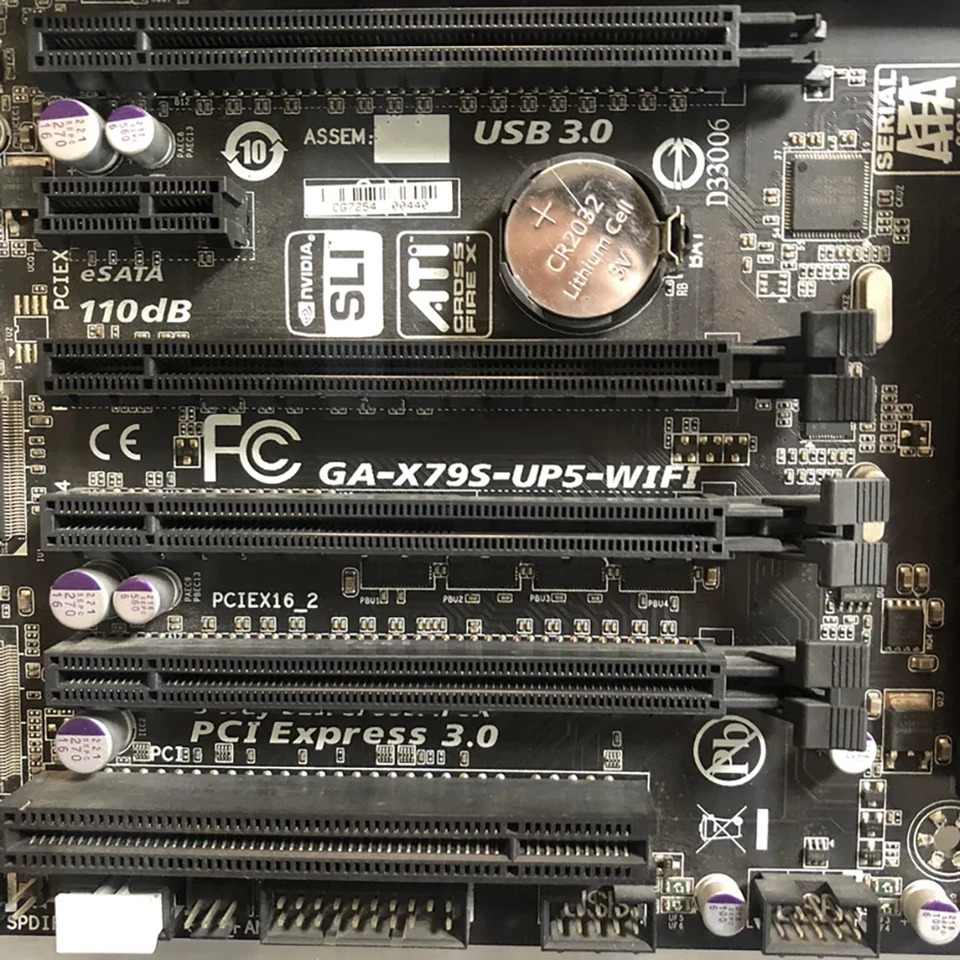 GIGA-BYTE 서버 마더보드LGA2011 GA-X79S-UP5-WIFI