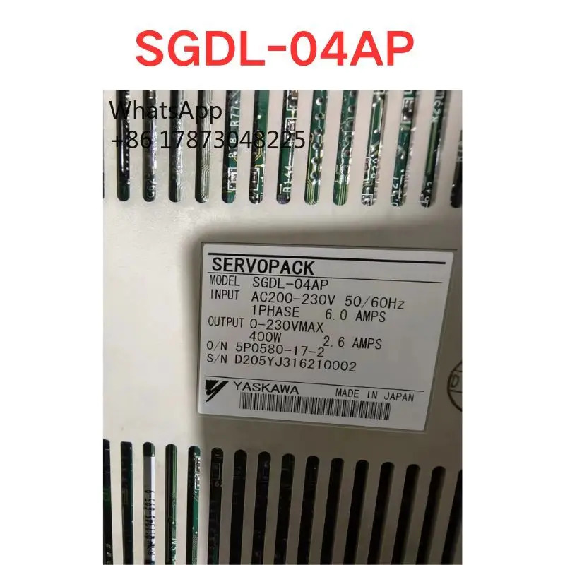 리퍼 SGDL-04AP 서보 드라이버 기능 OK 좋은새
