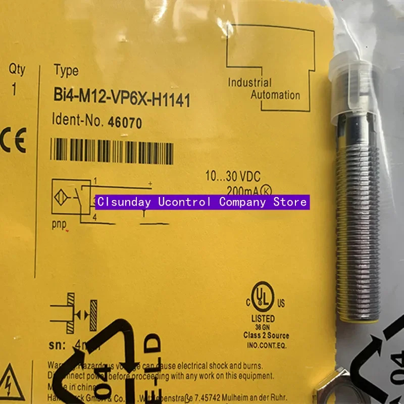 3pcs 스위치 BI6U-M12-VN6X-H1141 BI6U-M12-VP6X-H1141