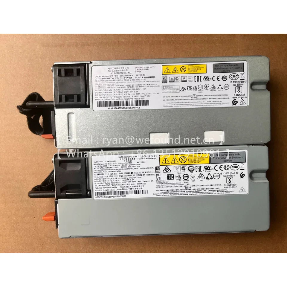 서버 스위칭 전원공급장치 2000W DPS-2000HB A 01PF095 700-014265-1500 01PF090