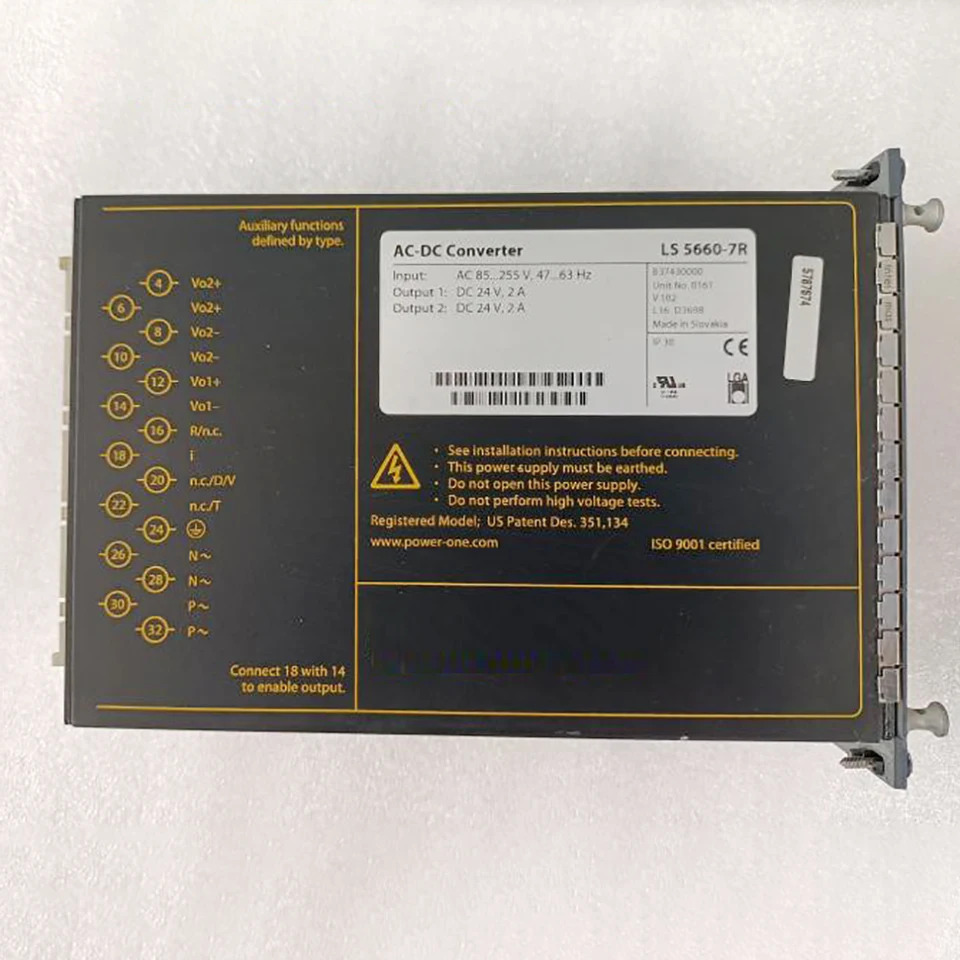LS5660-7R Power-one AC-DC 컨버터오리지널 장치 전원공급장치 2X24V