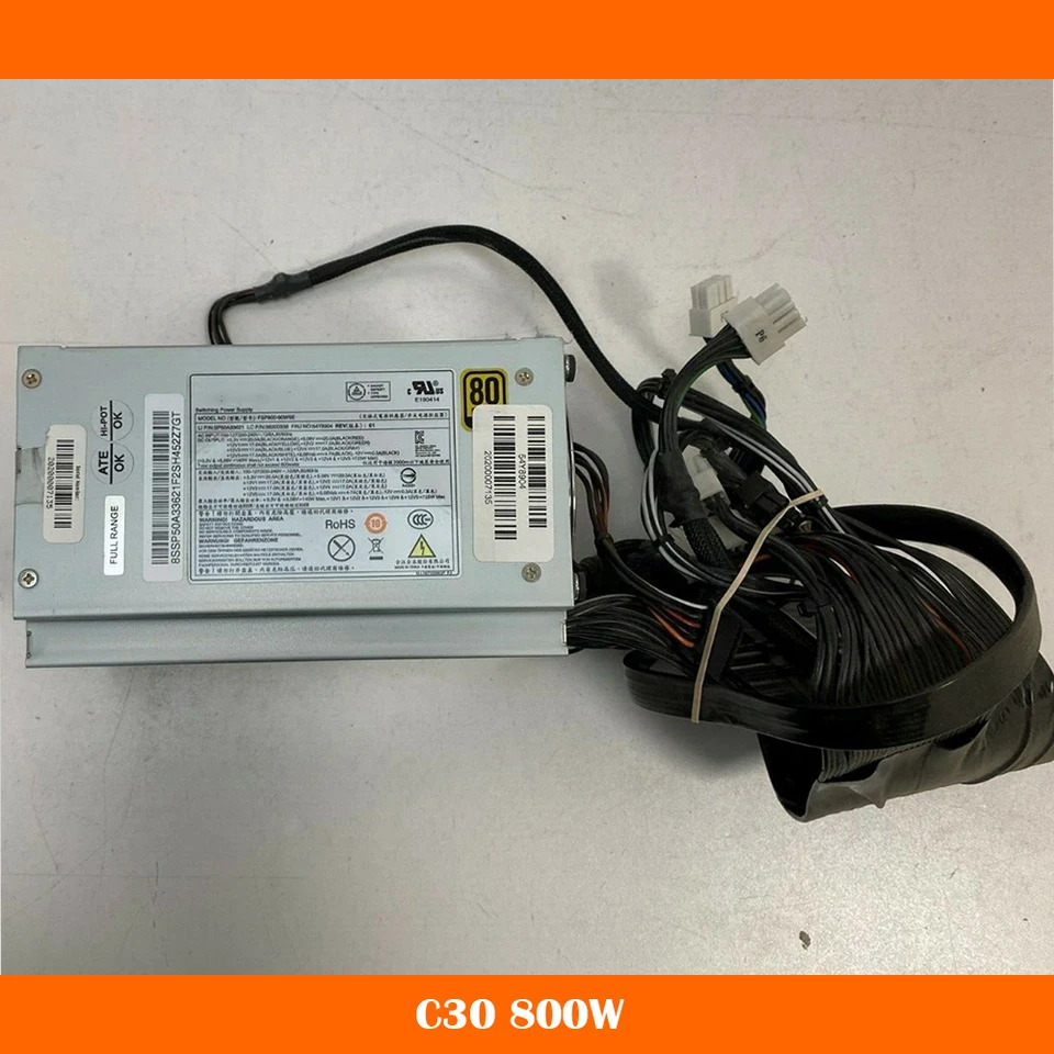 데스크탑 전원공급장치 Lenovo호환 C30 FSP800-90WSE 54Y8843 54Y8904 800W