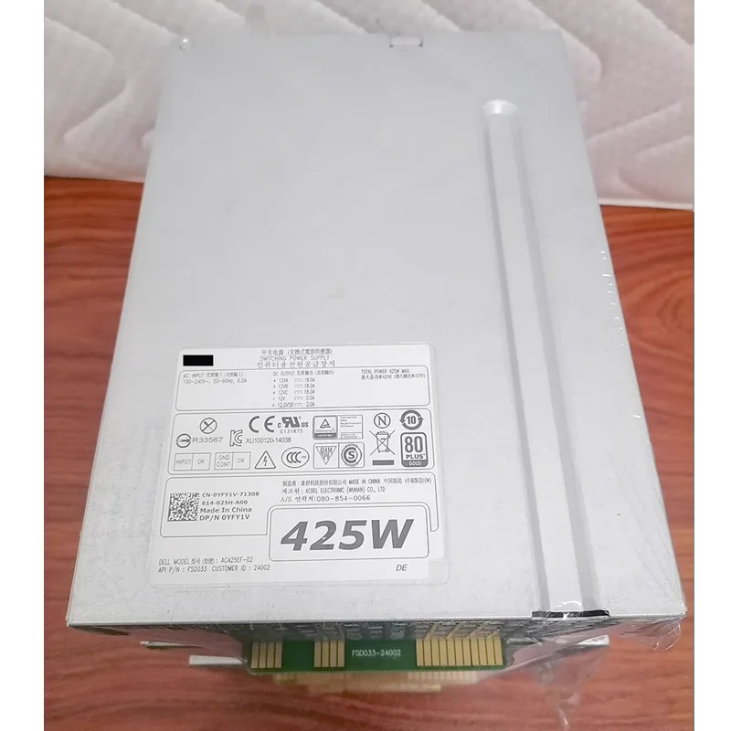 Dell Precision T3610 T5610 T5810 T7810 425W 전원공급장치교체 PSU 0DNR74 0YFY1V AC425EF-02 D425EF-02