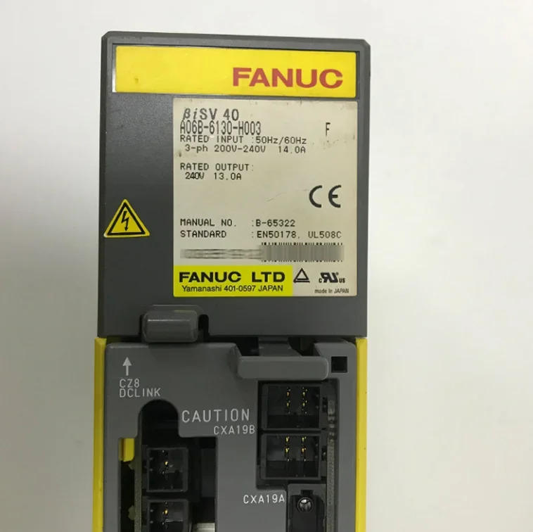 A06B-6130-H003 리퍼 Fanuc 서보 드라이브 CNC 시스템앰프 모듈 완료
