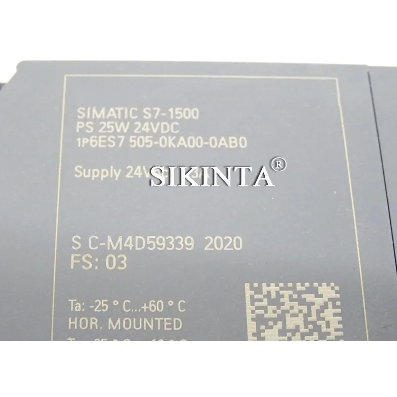 6ES7505-0KA00-0AB0 PLC 모듈 CPU