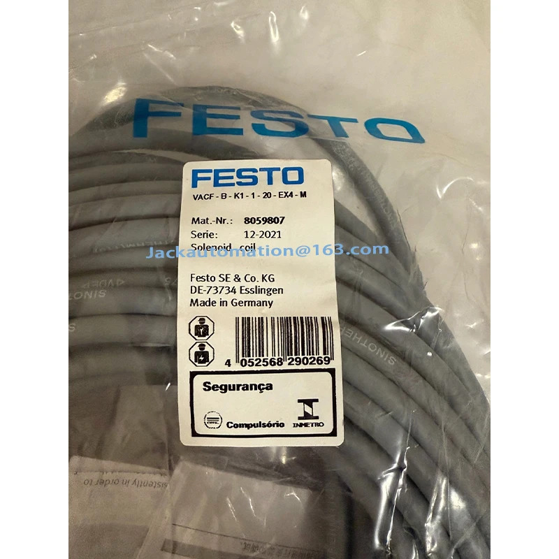 FESTO VACF-B-K1-1-1-EX4-M 8059804 VACF-B-K1-1-5-EX4-M 8059805 VACF-B-K1-1-20-EX4-M 8059807 코일