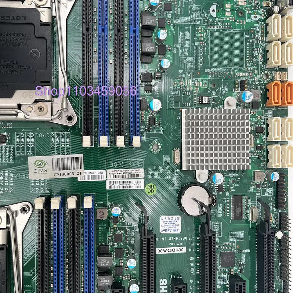 Supermicro 서버 마더보드E- LGA 2011 C612 공급 Xeon E5-2600 V3 V4 DDR4 PCI-E 3.0 X10DAX