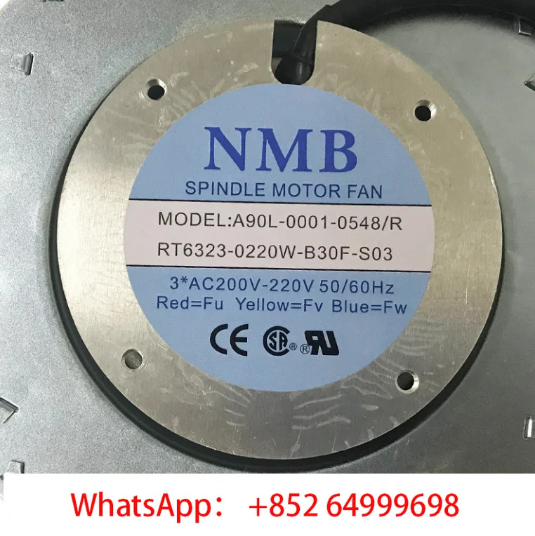 A90L-0001-0548 R RT6323-0220W-B30F-S03 스핀들 냉각팬 신