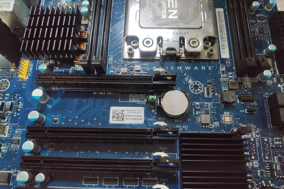 MS-7B03 데스크탑 PC 마더보드 Ryzen호환Threadripper 1 세대8FN1W X399 R6 DELL Alineware Area-51