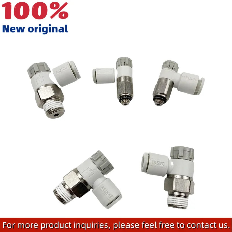 5PCS 실린더 공압 압력 속도 제어 밸브 AS3211F-03-06SA AS3211F-03-08SA AS3211F-03-10SA AS3211F-03-12SA