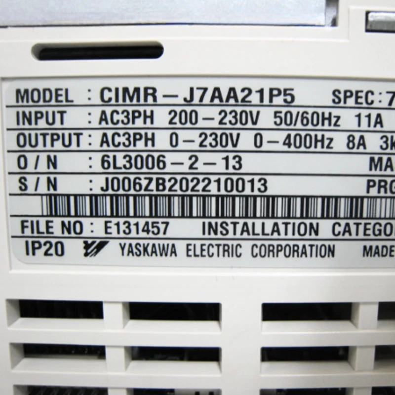 CIMR-J7AA21P5 Yaskawa 인버터
