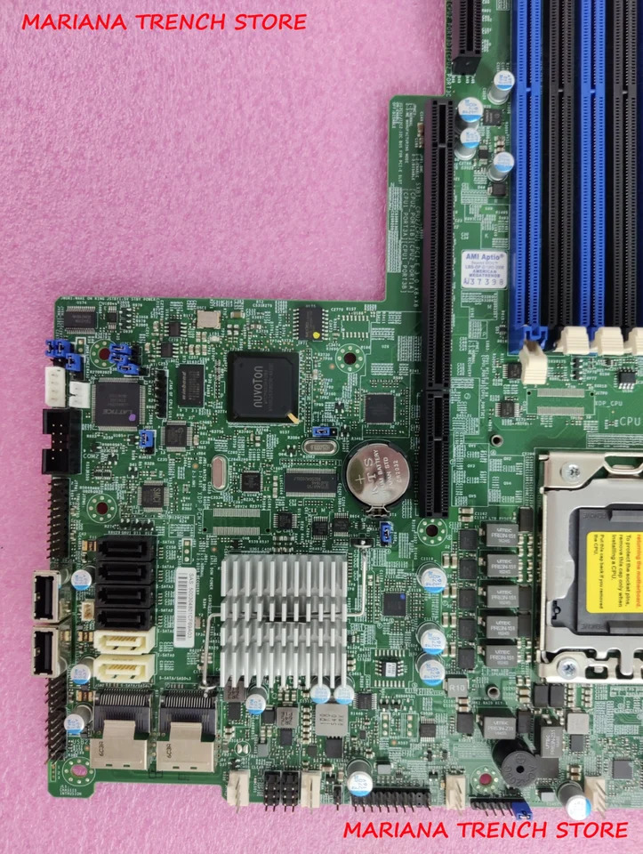 슈퍼마이크로 마더보드X9DBU-3F LGA1356 제온 프로세서 E5-2400 V2 i350 듀얼 포트 GbE LAN