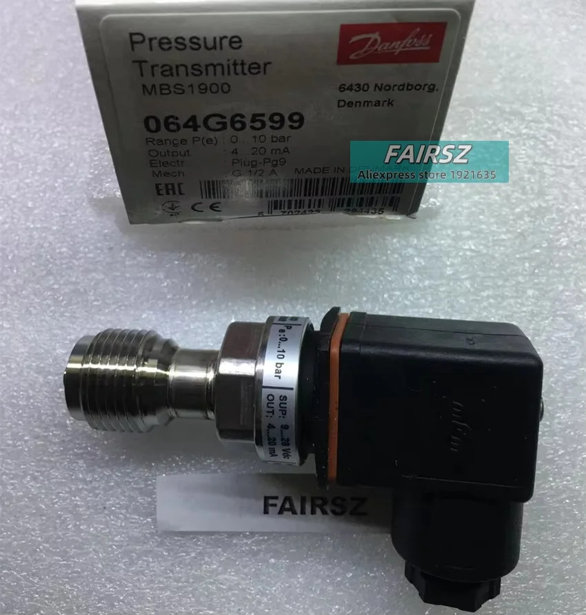 오리지널 압력 트랜스미터 MBS1900 064G6599 4-20MA 0-10Bar
