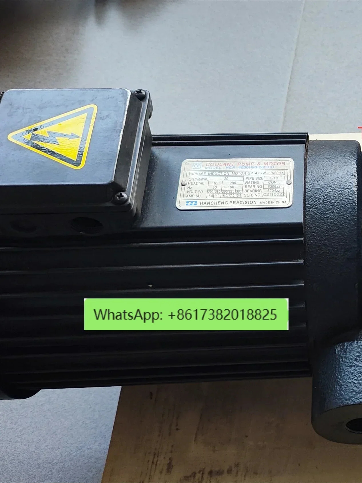 HCP-4000HMF280 CH 모터 오일 펌프 2P