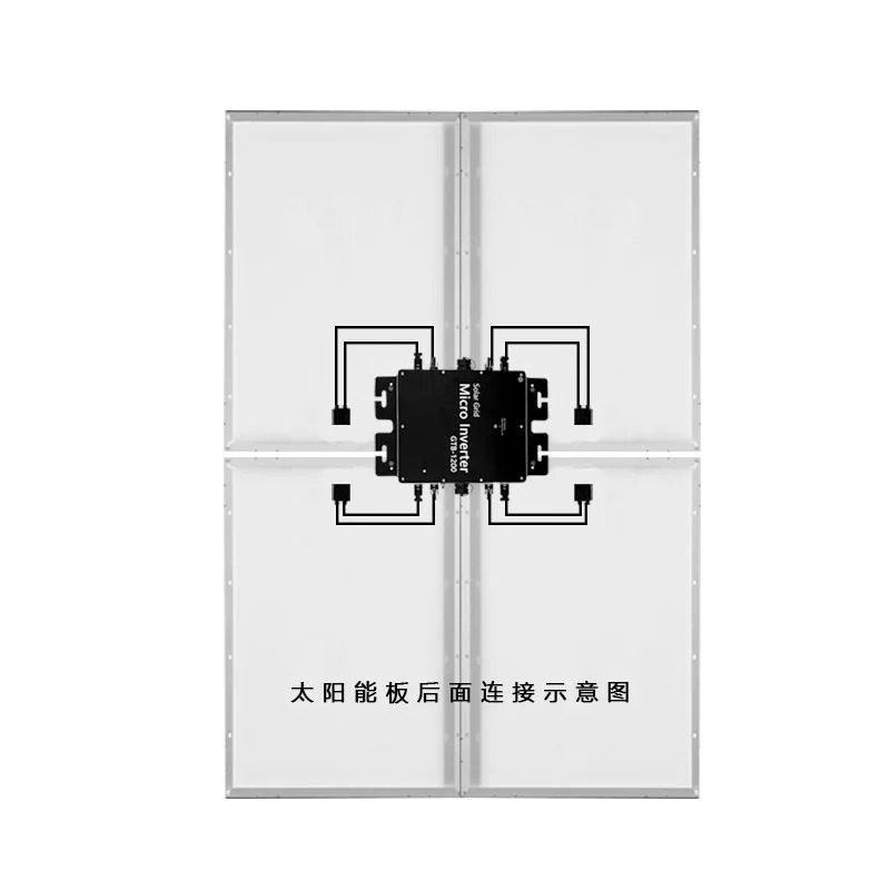 완전 방수 인버터 저전압 고전압 상승전인버터 태양광 발전 그리드 연결 1200W 1400W 전력