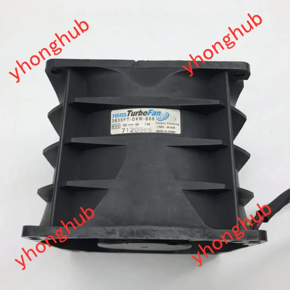 NMB-MAT 서버 냉각팬 3630FT-D4W-B66 E51 E52 DC 12V 7A 92x92x76mm