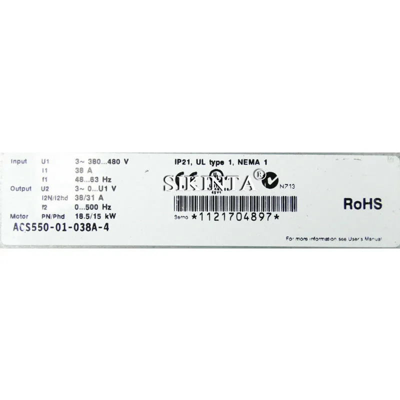 인버터 ACS550-01-012A-4 ACS550-01-015A-4 ACS550-01-023A-4 ACS550-01-031A-4 ACS550-01-038A-4 완전히 리퍼
