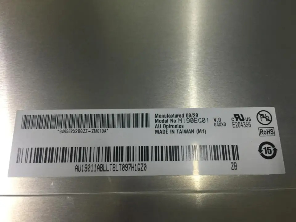 AUO M190EG01 V.0 LCD 화면