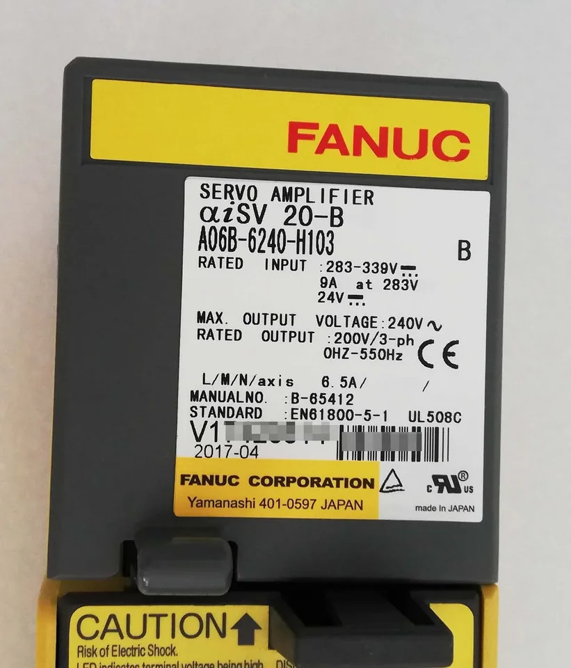 Fanuc Ac 서보 드라이브 A06B-6240-H103 증폭기 모듈 CNC 기계용