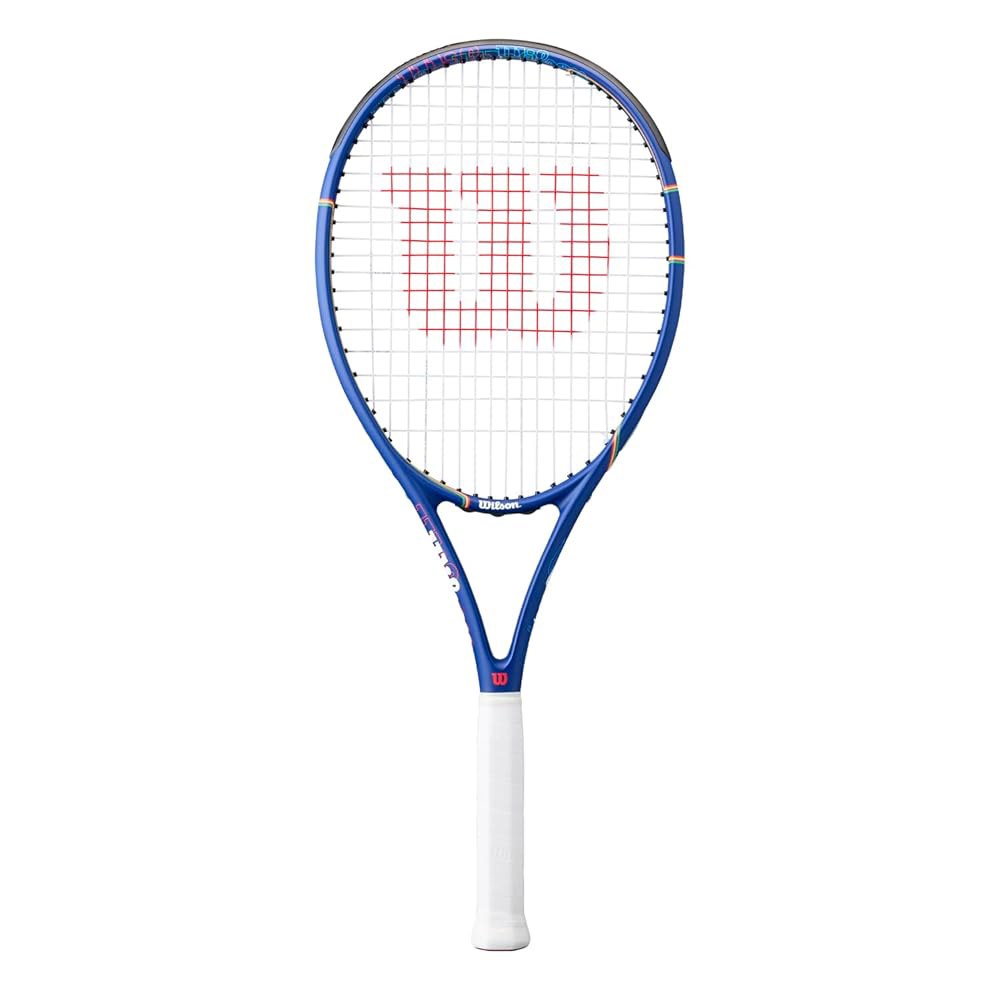 Wilson US Open GS 105 테니스 1/4인치) 라켓 사이즈 6.4cm(2-4 - 블루, 그립 Grip Size 2 - 4 1/4 - 상품 이미지