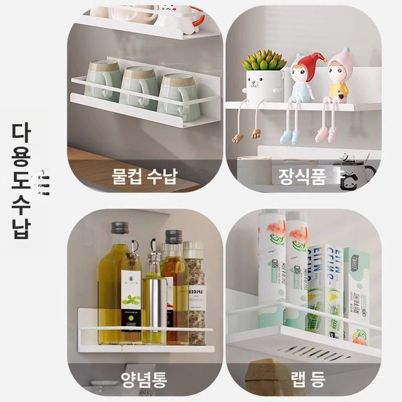 선반 폭좁은수납장 다용도 가로 슬림장 거실수납장 인테리어 높이 얇은수납장 주방 - 상세 이미지 4
