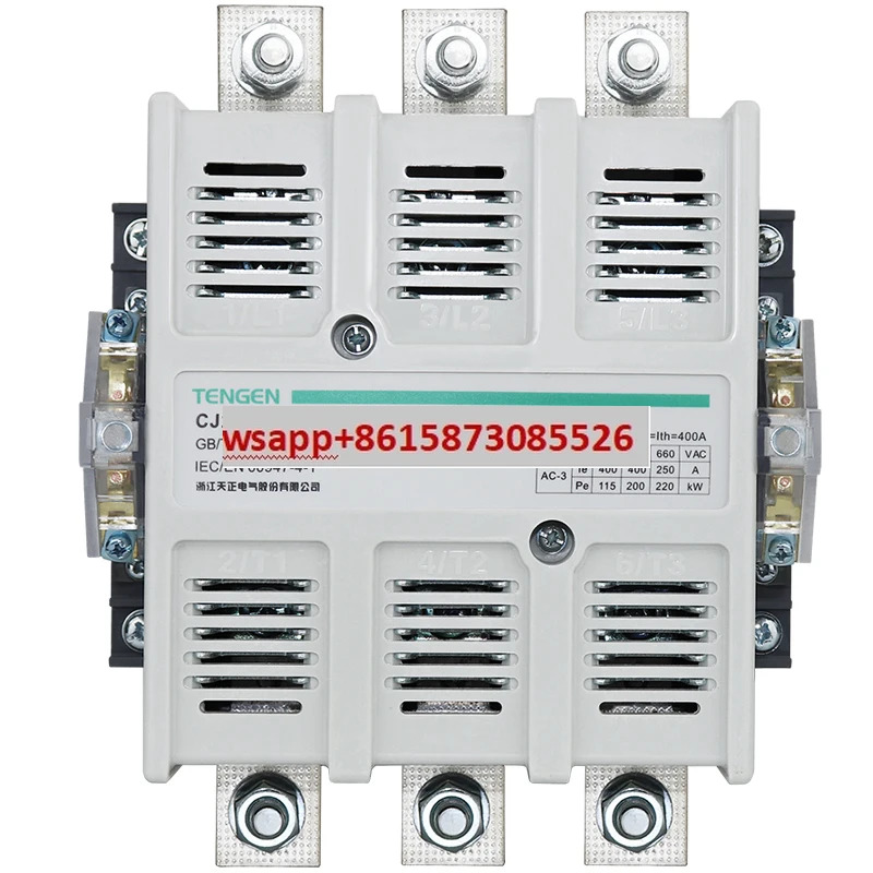 텐젠 천청 전기 CJ20-400A AC 접촉기 델타 스타터 실버 도트 220V 380V