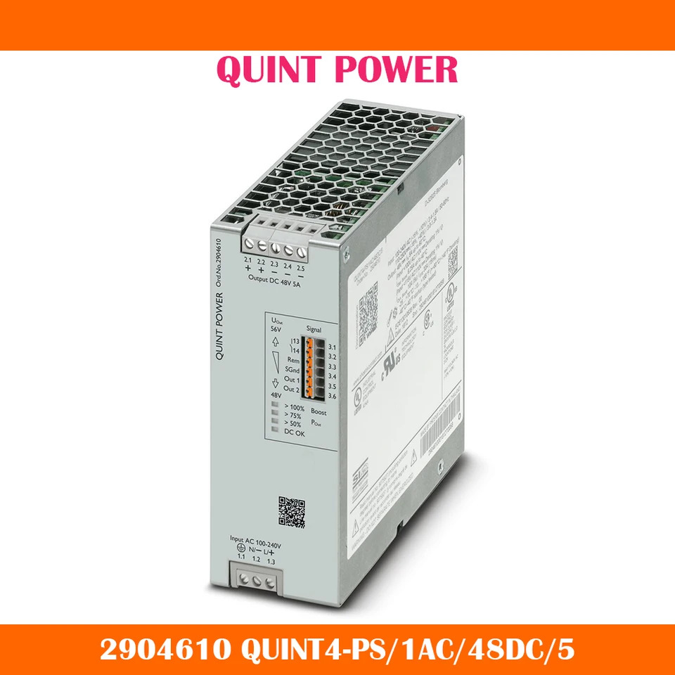 피닉스 스위칭 전원공급장치 2904610 QUINT4-PS 1AC 48DC 5