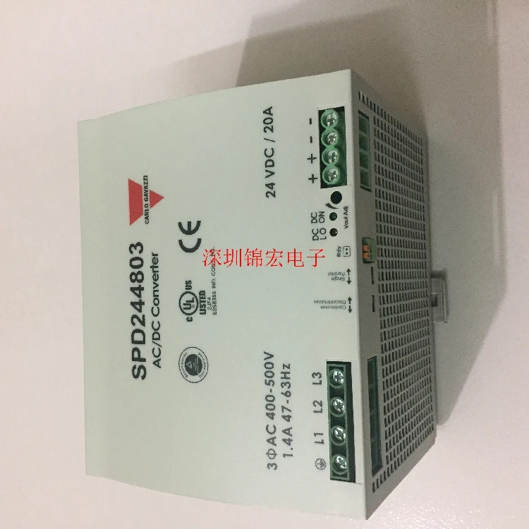 스위스 스위칭 전원공급장치 입력 3상AC400-500V 출력 24VAC SPD244803 DC 20A