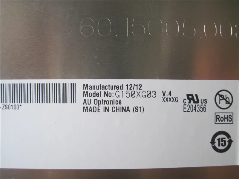 LCD 디스플레이 화면 G150XG03 V4 G150xg03 v.4